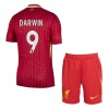 Maillot de Supporter Liverpool Darwin 9 Domicile 2024-25 Pour Enfant